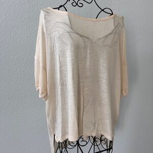 Elegant Cream Women's Top